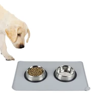waterproof pet mat for dog cat silicone pet wipe clean pet supplies food bowl drinking mat dog feeding placemat easy washing 45