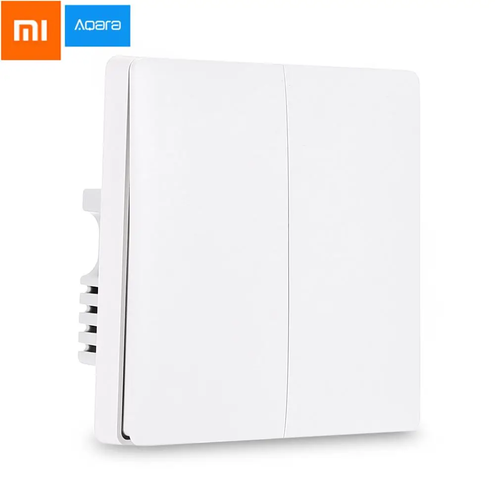 Оригинальный Xiaomi Aqara настенный переключатель умный дом Контроль Света ZigBee версия