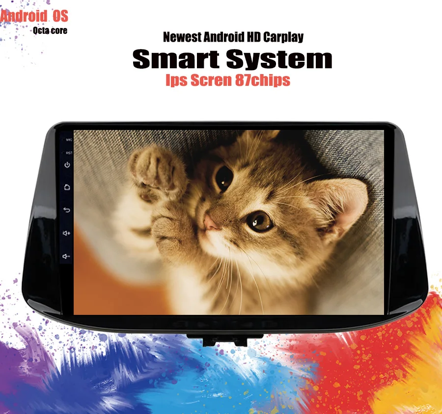 6 ГБ Android 10 0 автомобильный стерео DVD плеер GPS ГЛОНАСС навигация для Hyundai I30 2016 2019