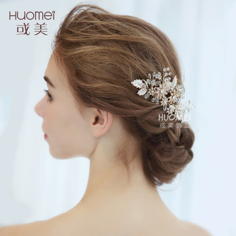 Модная бижутерия NPASON красивый головной убор невесты свадебное платье гребень