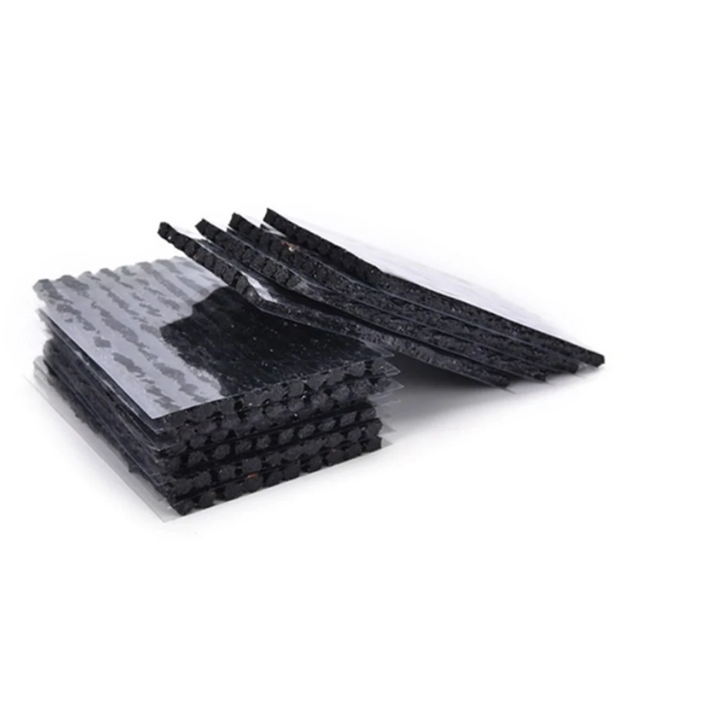 100pcs Car Tubeless Tire Seal Strip Wear Resistance Repairing Rubber Strips Vacuum Wheels Repair Tools Puncture Tape | Автомобили и