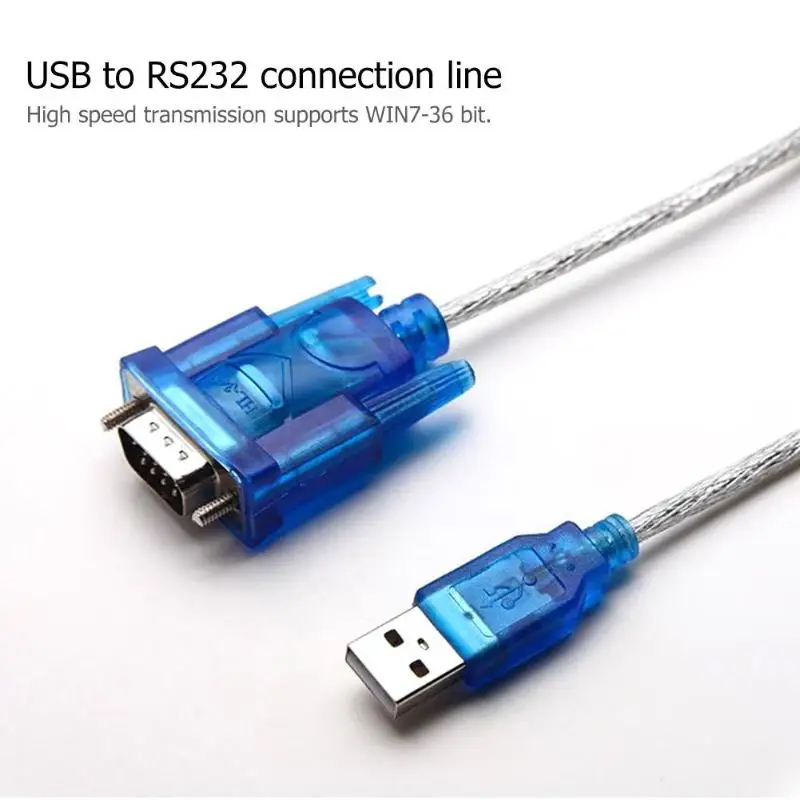 Кабель переходник DB9 с USB на RS232 COM порт Серийный 9 Pin для ПК настольные части Win
