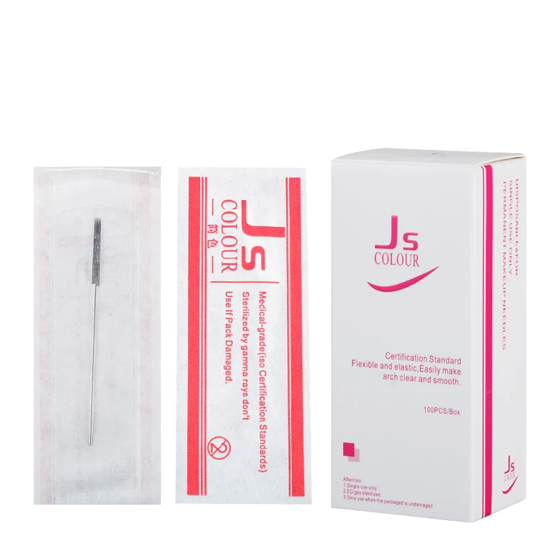 

5F High Quality Tattoo Needle Individually Wrapped Sterile Permanent Makeup Needle Eyebrows Lips