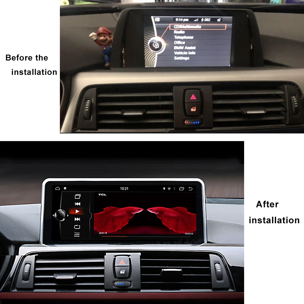 Ugode Android 9 0 автомобильный стерео GPS плеер 10 25 &quotIPS экран для BMW 3 серии M3 F30 F31 F32 F34 F36