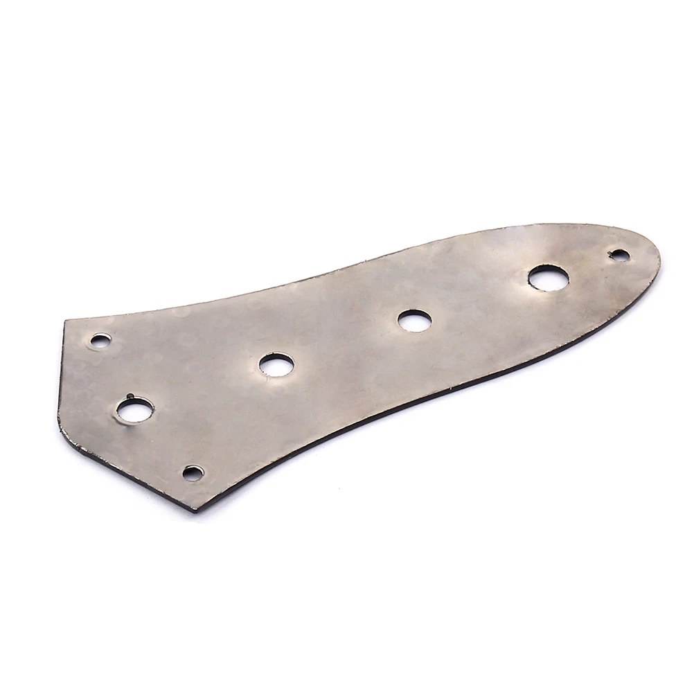 GE101E 4hole Jazz Bass Control Plate цинковый сплав для джазовой бас-гитары (черный и Радужный