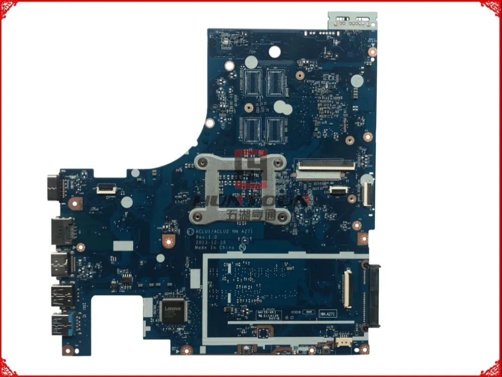 Материнская плата для ноутбука Lenovo Ideapad NM-A271 ACLU1/ACLU2 FRU:5B20G36643 G50-70 DDR3L 2G полностью