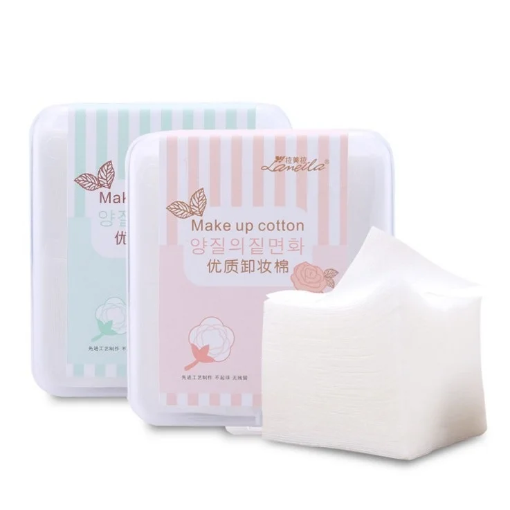 400 шт./пакет корейский лица органические ватные диски для очистки снятия лака