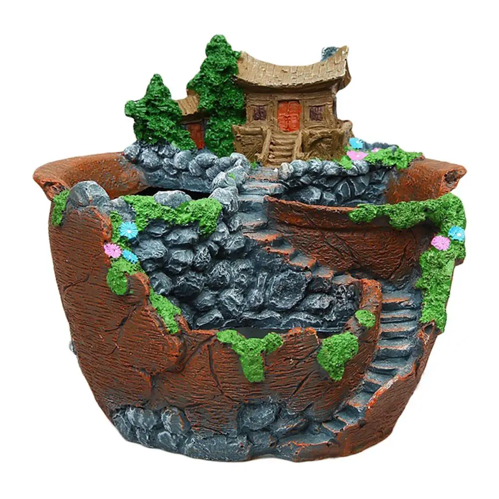 Креативные микро-технические подвесные садовые дизайнерские цветы корзины