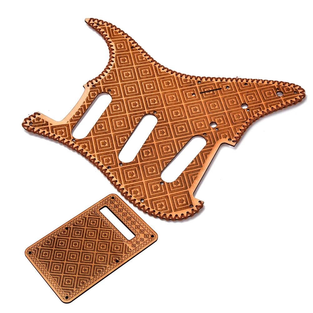 Клен дерево одна катушка Pickguard пикапы и задний кожух набор для fender Stratocaster