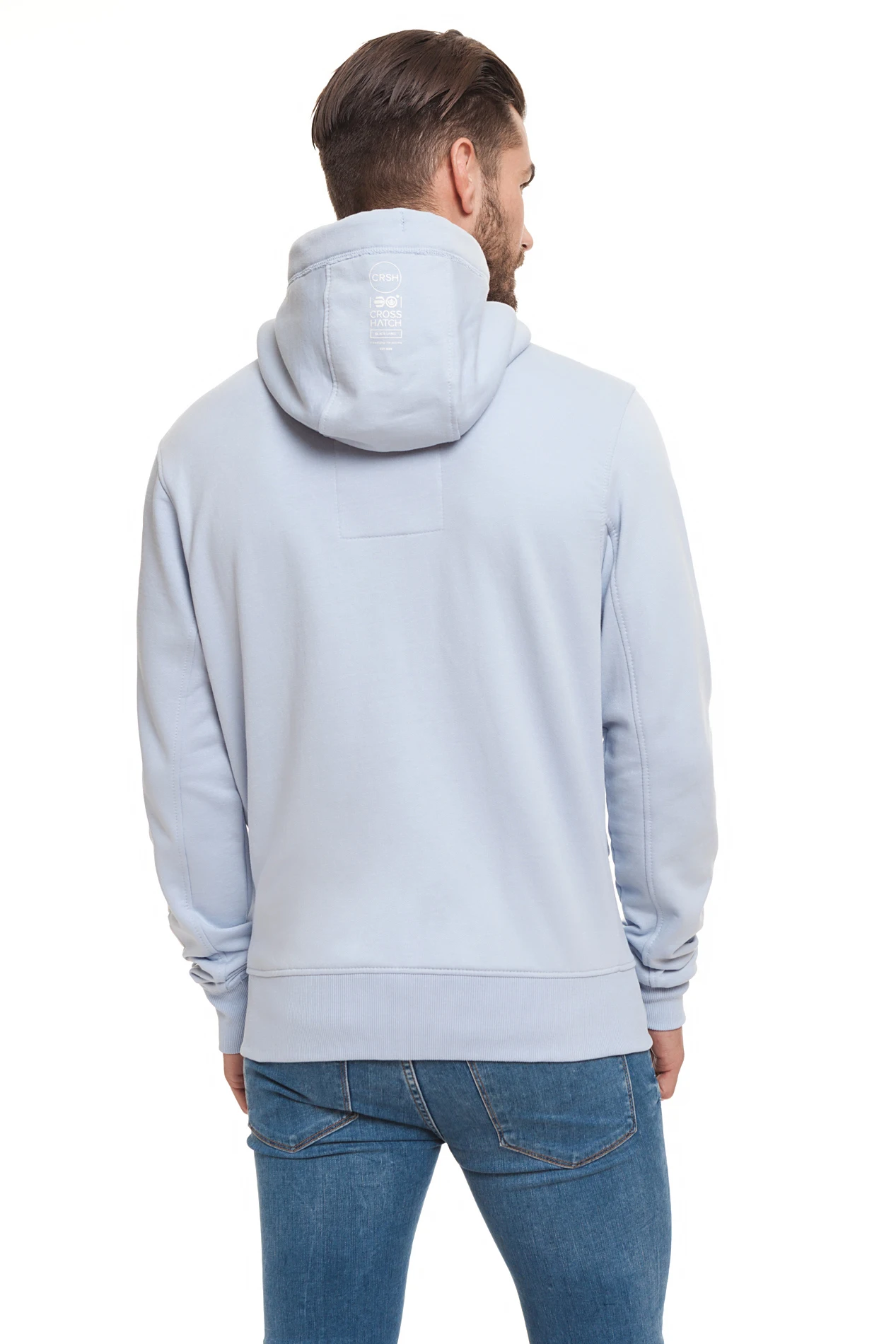 Crosshatch Sudadera Cremallera Hombre CH2E111663AA2STK 4 2019 Primavera otouno Fashion Azul Celeste| |
