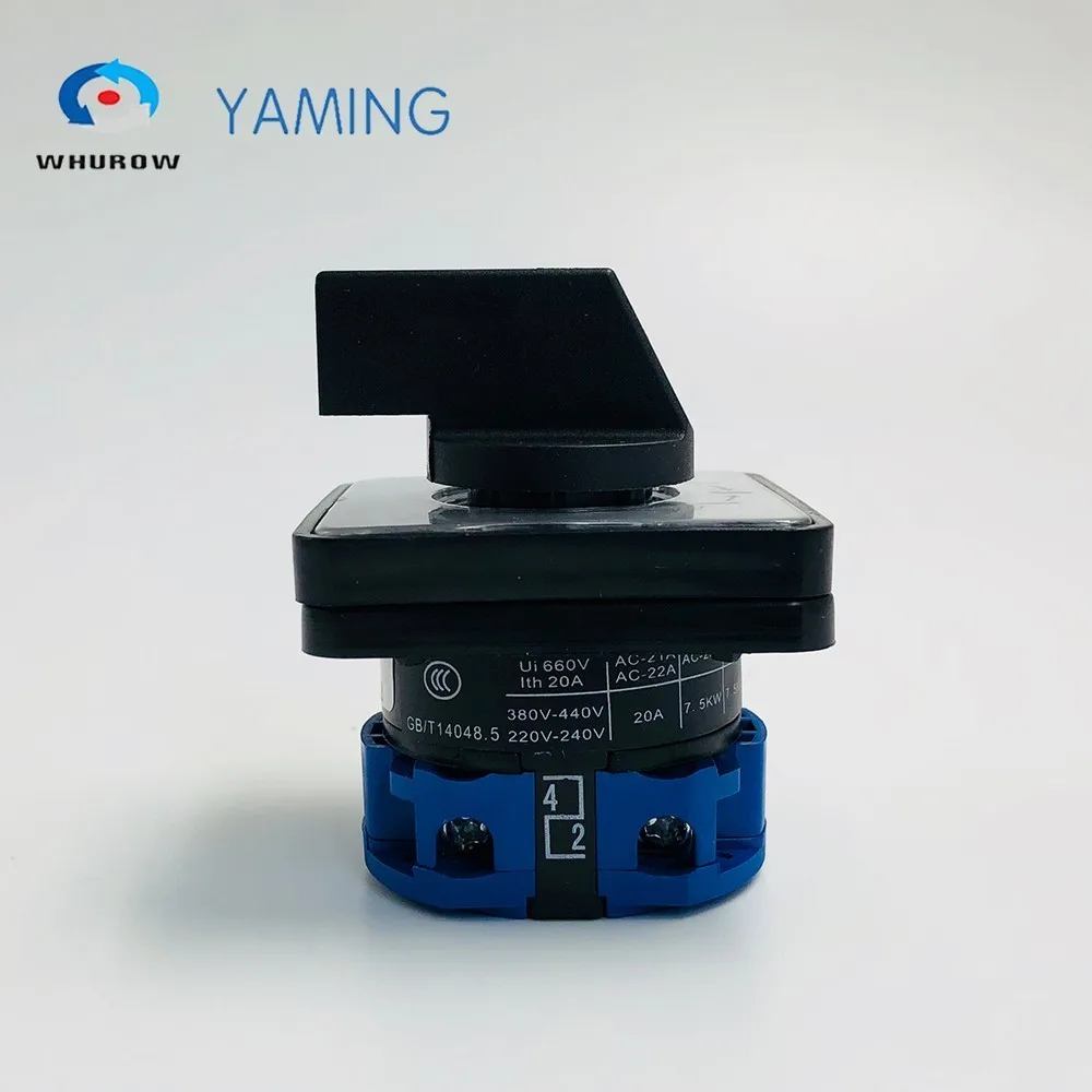 Самосброс Cam Switch 3 позиции 20A 660 В 1 уровень серебристые контактные винты