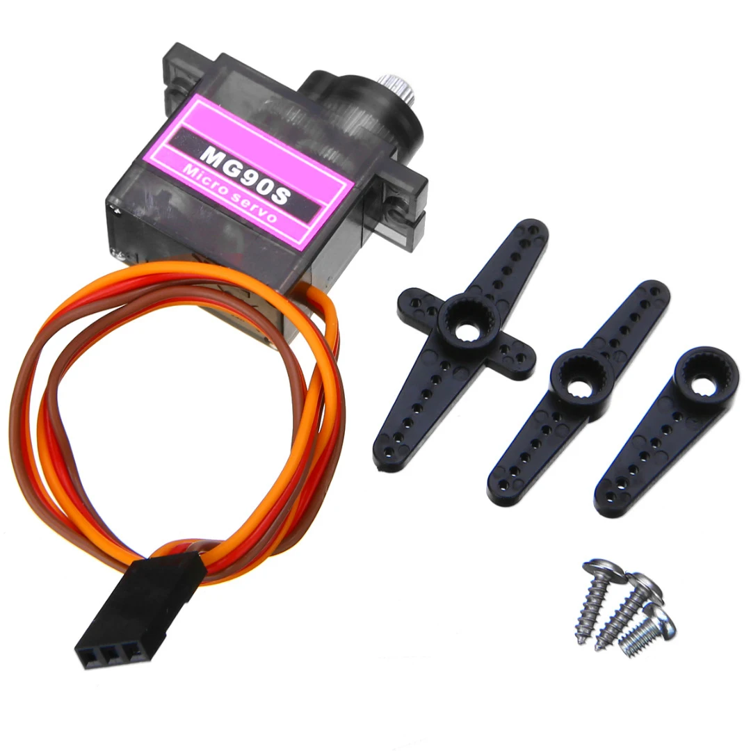 

4.8V Servo Motor 5usec MG90S Digital Micro Servo Motor Metal Gear For RC Helicopter Car Airplane