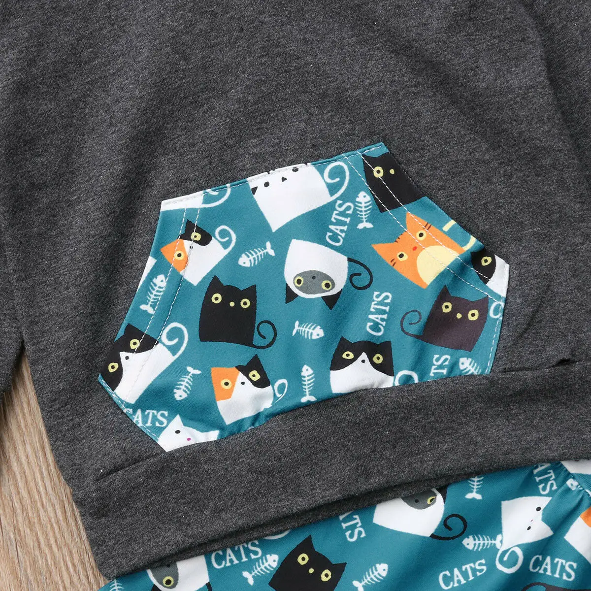 Pudcoco Baby Set 0-24M USA Newborn Kid Boy Girl Clothes Hooded Tops + Pants Outfits Tracksuit | Детская одежда и обувь