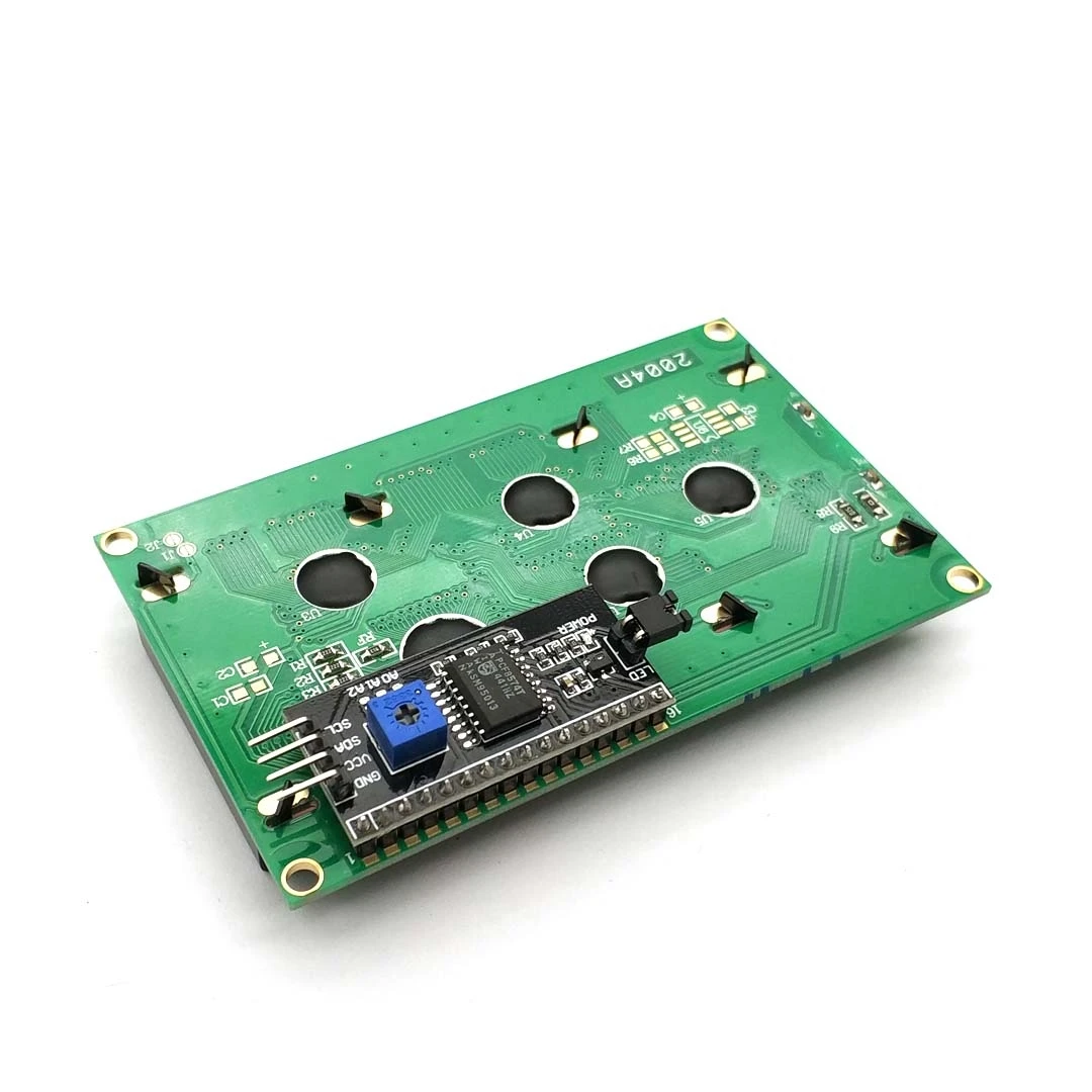 ЖК экран 2004 + I2C 20x4 2004A синий/зеленый HD44780 символ LCD /w IIC/I2C модуль адаптера