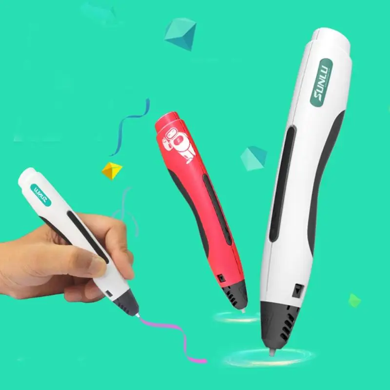 3D Ручка для печати Рисование ручка эмбоссинга детей электронная печать