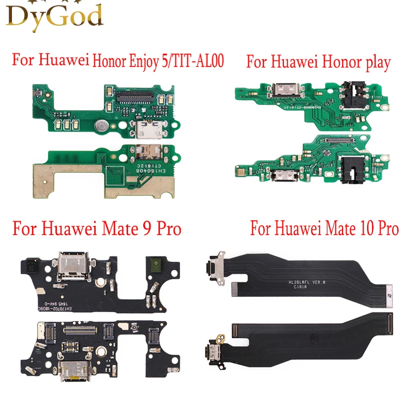 Для Huawei Mate 9 Pro 10 док-станция разъем Плата USB зарядный порт гибкий кабель для Honor Enjoy