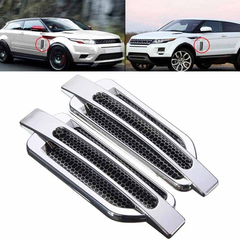 2pcs/set Car Side Air Flow Vent Fender Cover Intake Grille Sticker For Audi BMW | Автомобили и мотоциклы