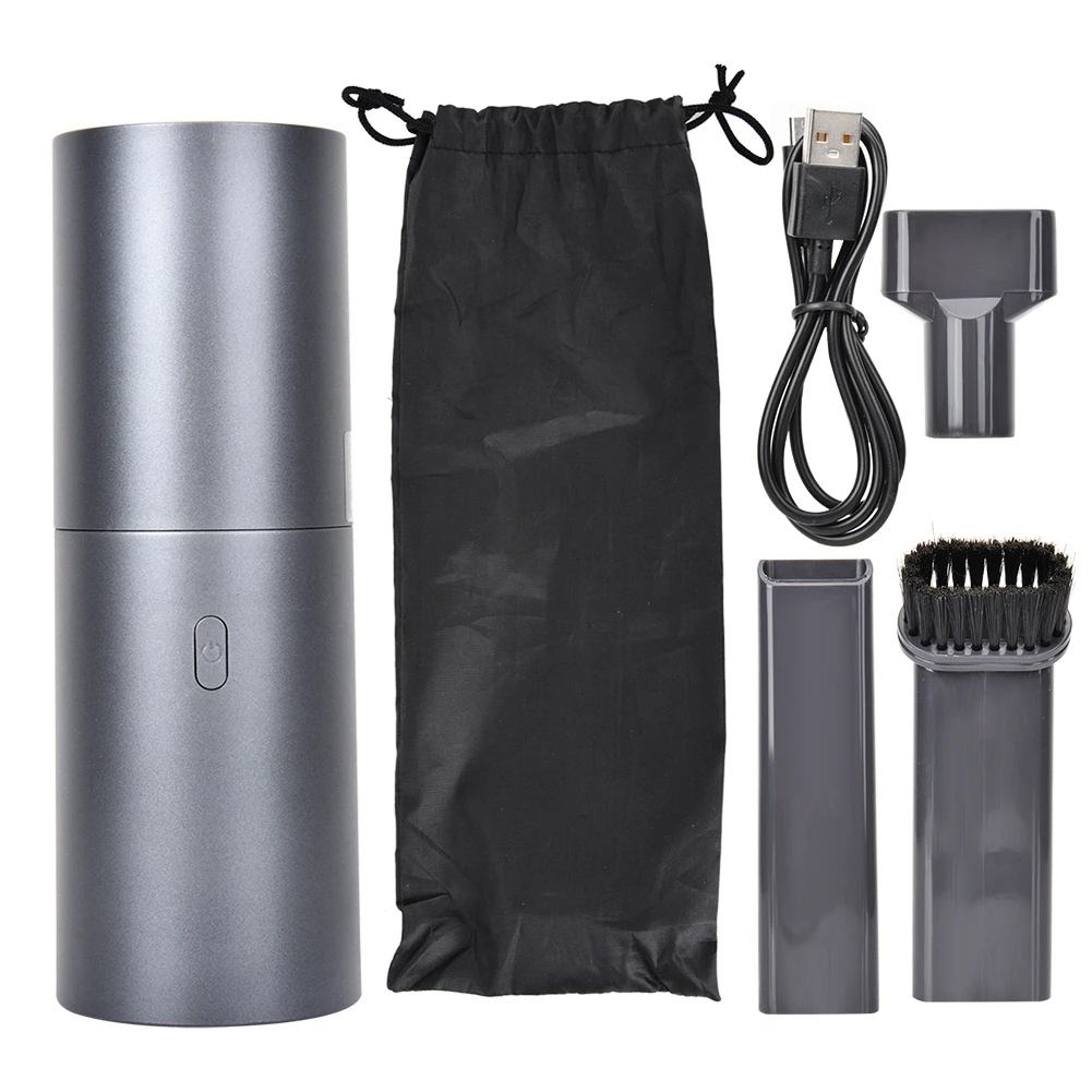 Черный перезаряжаемый портативный мини авто USB пылесос офисный Настольный