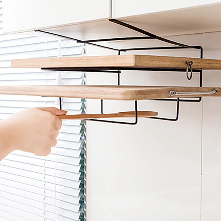 Металлический кухонный держатель для хранения над дверью подвесной стеллаж