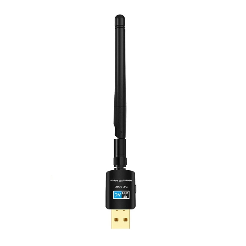 600 Мбит/с USB Wifi адаптер для рабочего стола Daul Band 2 4 ГГц/5 ГГц 433 802 11 ac/a/b/g/n