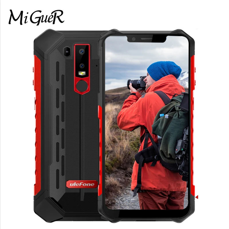 Ulefone Armor 6 IP69K 2 &quotFHD водонепроницаемый мобильный телефон Android 8 1 Helio P60 5000 мАч ГБ + 128