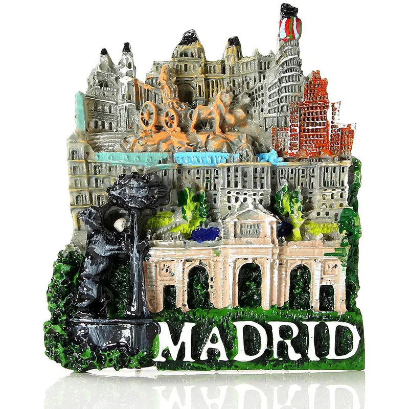 1 шт. испанские сувенирные Декорации для путешествий Мадрид 3D высококачественные