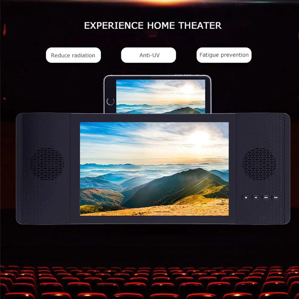 Многофункциональный Мини Bluetooth динамик с мобильным увеличитель для экрана