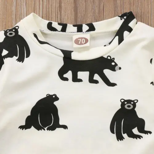 Fashion Cute Newborn Baby Boys Girls Kids Rompers Jumpsuit Cotton Infant Baby Clothing Hoodie Outfit