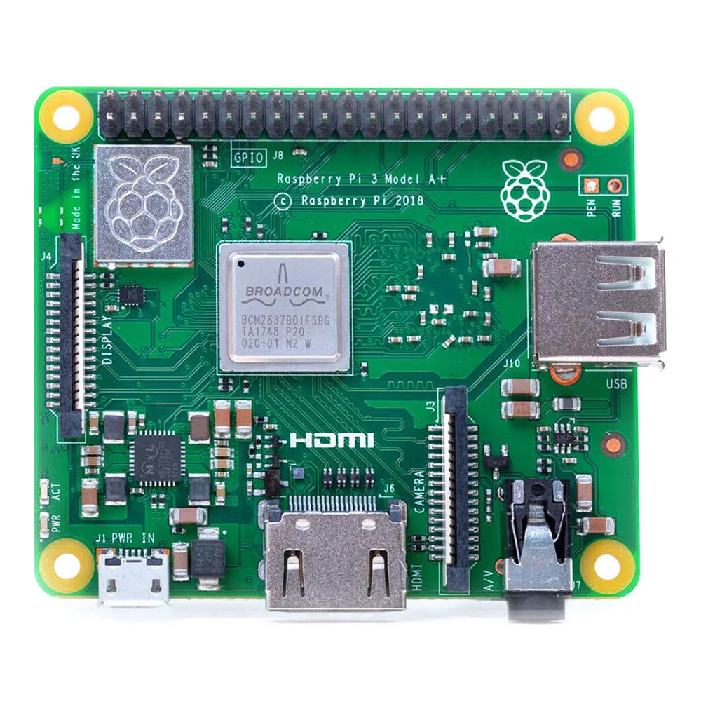 Raspberry Pi 3 A Plus с 512 Мб LPDDR2 SDRAM 1 4 ГГц cpu Bluetooth 2 USB 0|Материнские платы| |