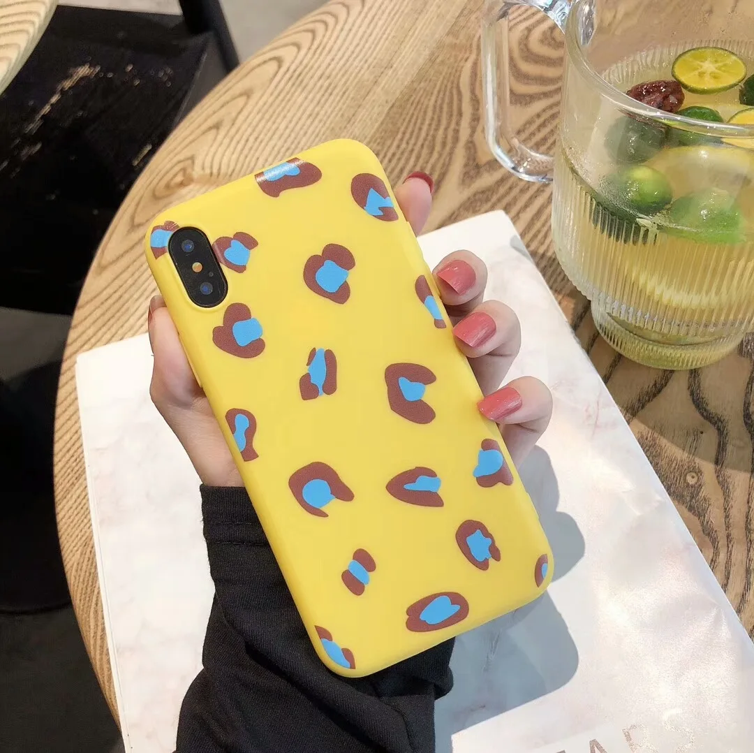 Чехол для телефона с леопардовым принтом Iphone XS Max XR X 8 7 6 6S Plus роскошные мягкие