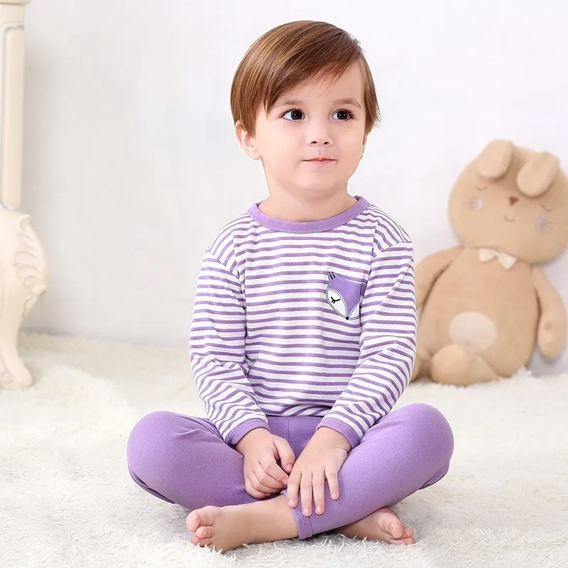 2019 новый теплый ComfortableKids полосатый хлопок мальчик зеленый темно серый фиолетовый