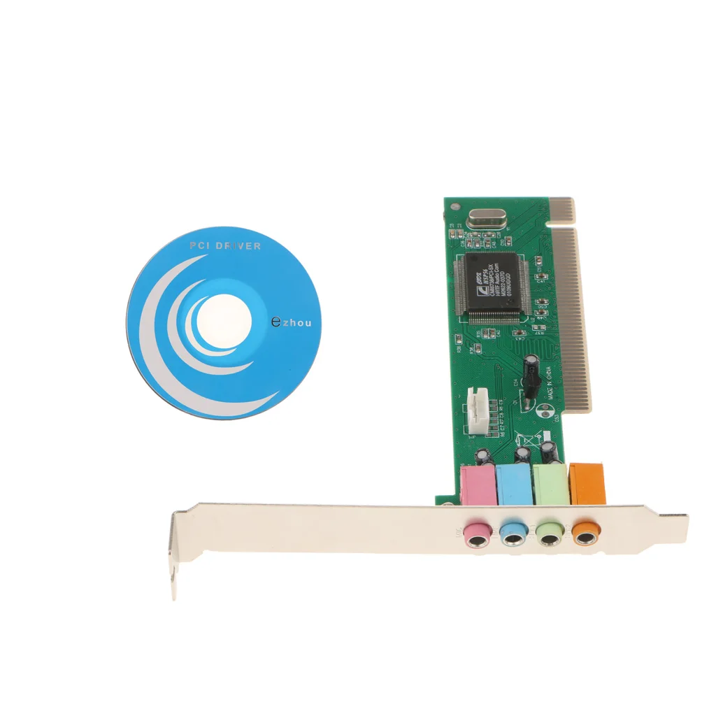 Звуковая карта Dovewill PCI 8738 встроенная звуковая 5 1 каналов с объемным звуком