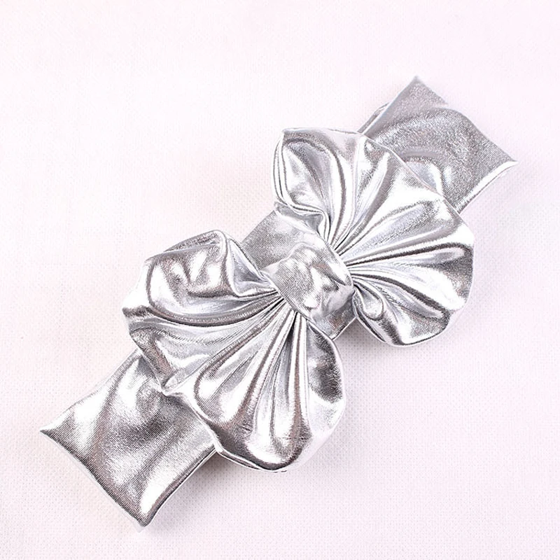 

Fashion stretch hot big bow hair band elastic hair band headband knot girl boutique jewelry accessories ponytail shiny bright