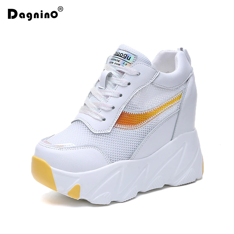 2019 женские летние кроссовки увеличивающие рост женская повседневная обувь на