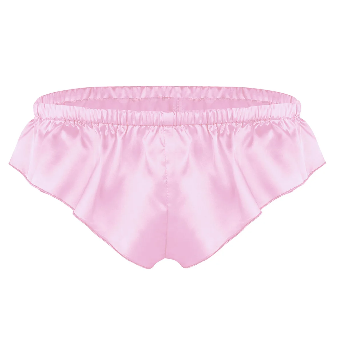 Мужское гладкое мягкое атласное нижнее белье красивая блестящая форма листа