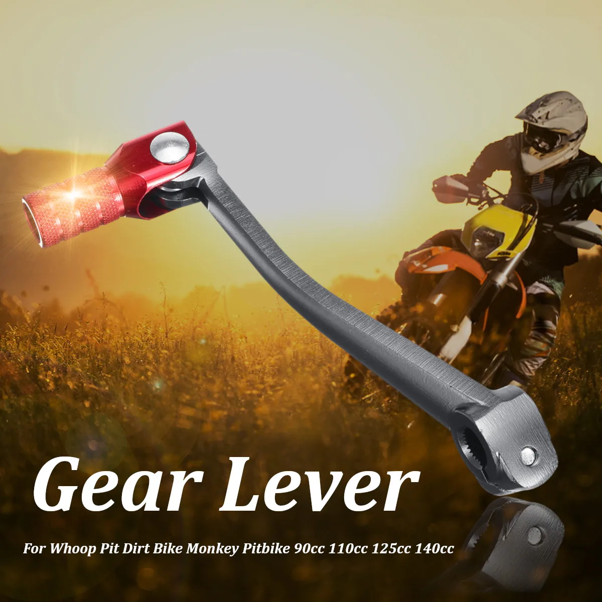 Красный рычаг переключения передач для Whoop Pit Dirt Bike Monkey Pitbike 90cc 110cc 125cc 140cc 4