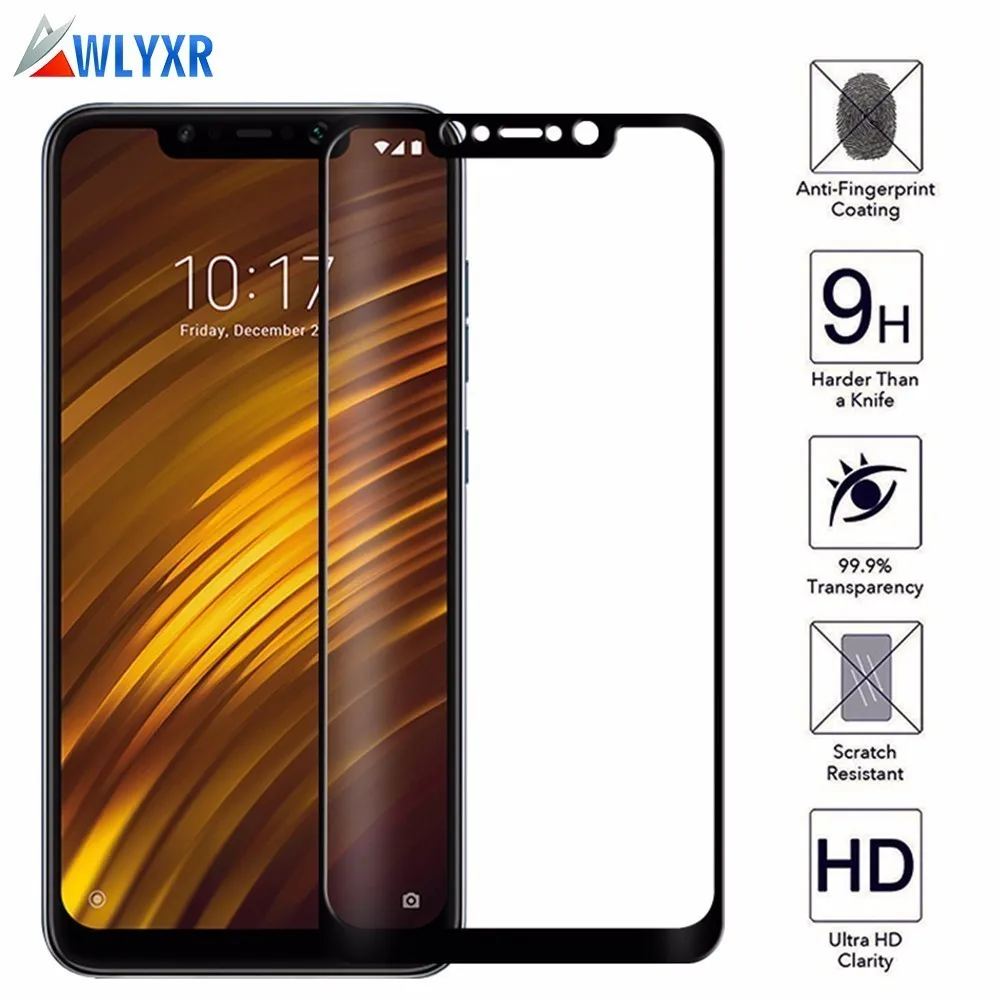 2.5D 9H Xiaomi Pocophone F1 закаленное стекло полное покрытие Премиум Защита экрана для 6 18