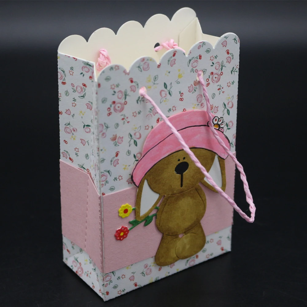 

BAG Package Scrapbook Metal Cutting Dies For Scrapbooking Stencils DIY PAPER Album Cards MAKING Embossing Folder Die Cut Cuts