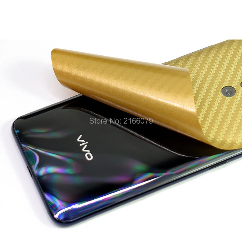 ДЛЯ vivo X27 Pro X27Pro/X23 Symphony/X21 UD X21UD Новая задняя крышка наклейка Кожа 3D углеродное