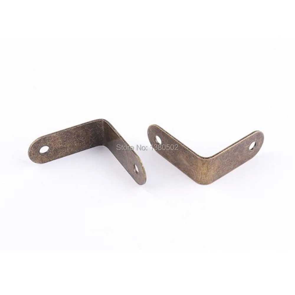 10pcs/lot 32*13mm Antique Bronze Color Corner Brackets Wood Box Furniture Protector Diy Handmade accessories | Обустройство дома