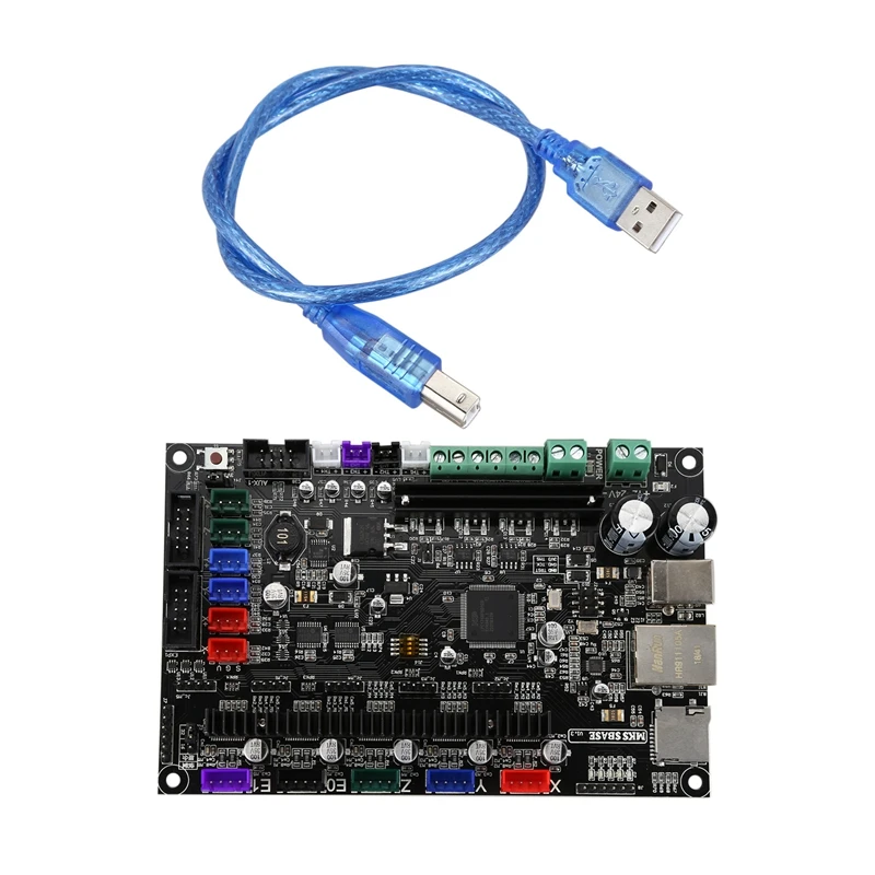 AAAJ MKS SBASE V1.3 плата управления 3d принтером 32 битная платформа с плавным открытым