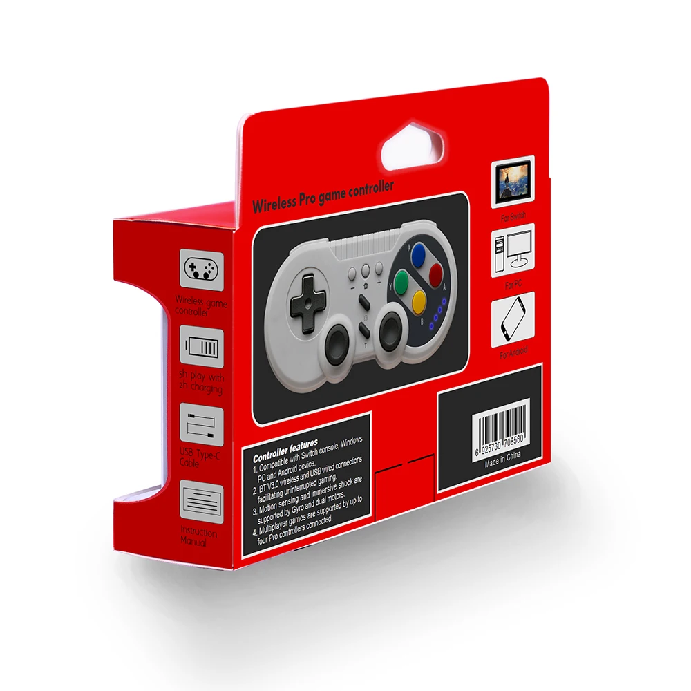 Беспроводной контроллер для Switch Pro Bluetooth удаленного геймпада NS консоль Nintendo
