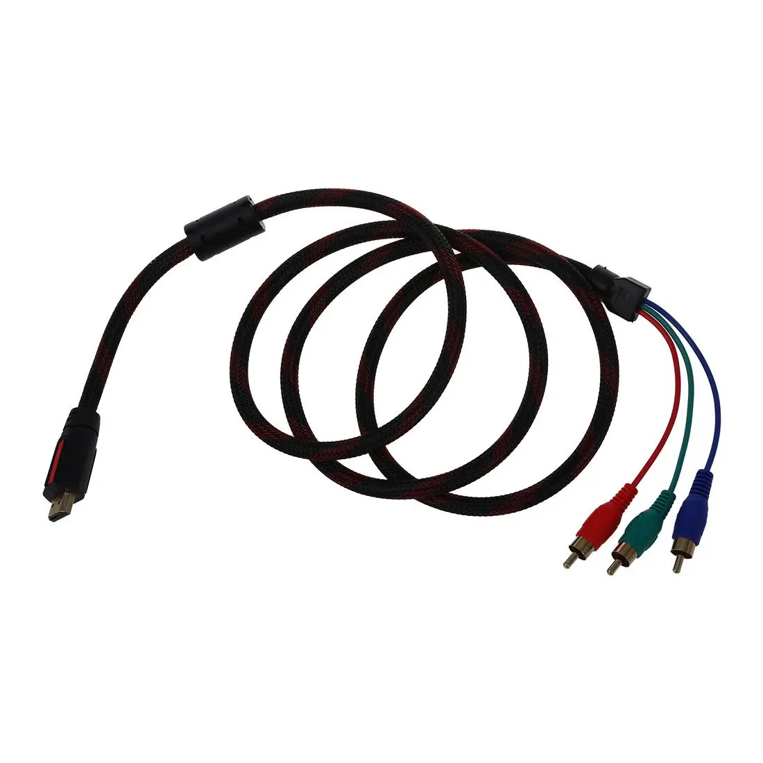 1 5 м 5ft HDMI к 3 RCA Мужской Аудио Видео Компонент кабель преобразования для HDTV 1080P| |