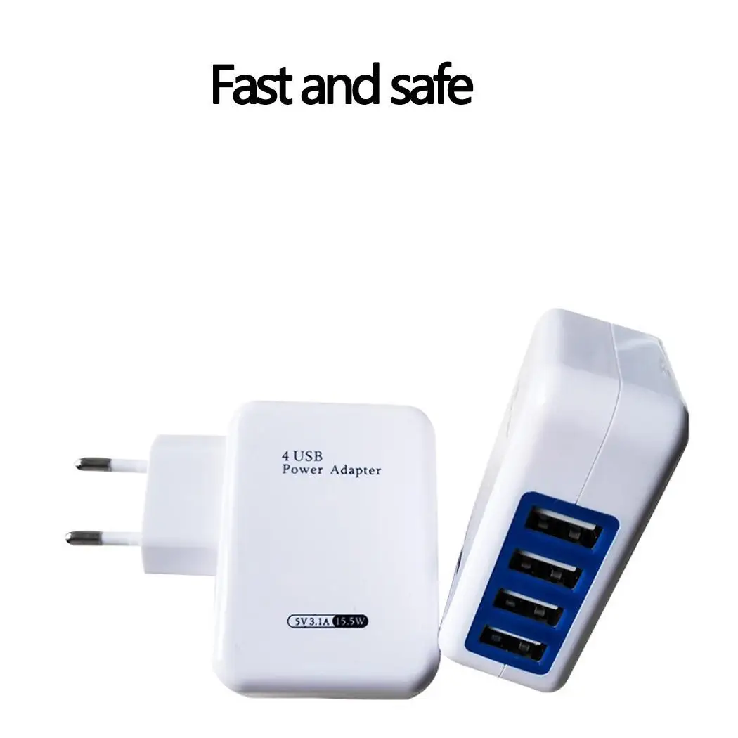 5 в 3.1A четыре порта usb-разъем для зарядки Home Multi-port Multifunction 65.5% Общий адаптер питания