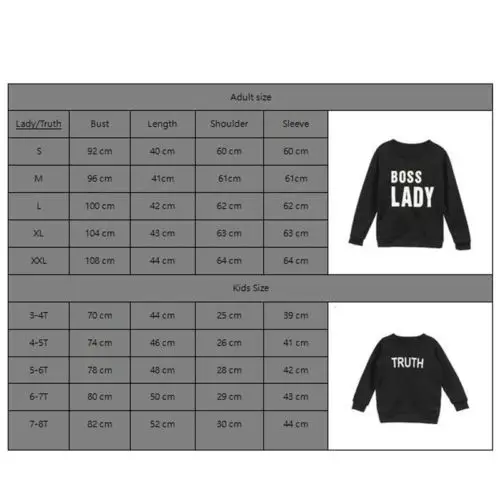 Pudcoco Family Matching Clothes Autumn Winter Sweatshirt Mother And Son Velvet Letter Long Sleeve Outwear Tops |