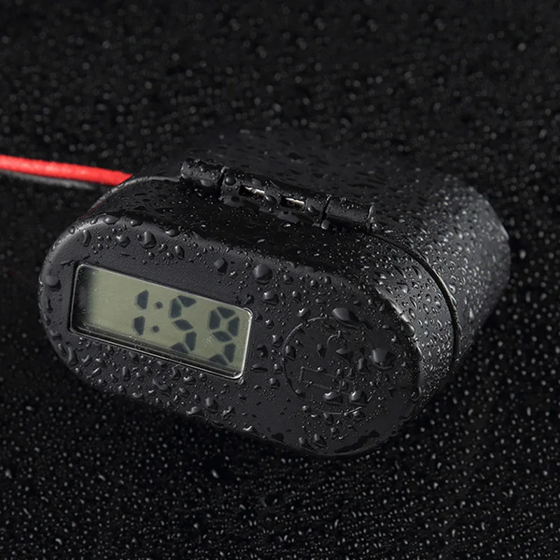 Водонепроницаемый адаптер для зарядки Руля Мотоцикла с двойным USB портом 12 В