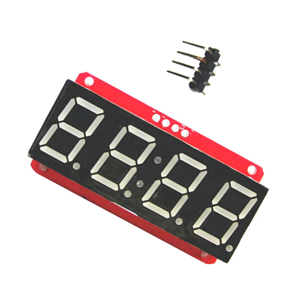 4 значный 7 сегментный 0 56 дюймовый светодиодный дисплей HT16K33 I2C для Arduino|Передние