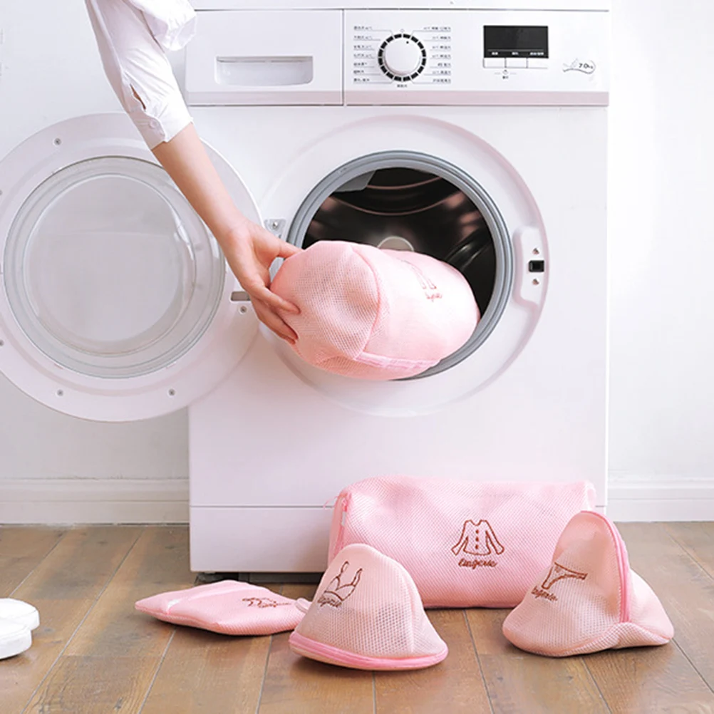 5 шт. Комплекты сумок для стирки из тонкой сетки сумки одежды нежные защитные с