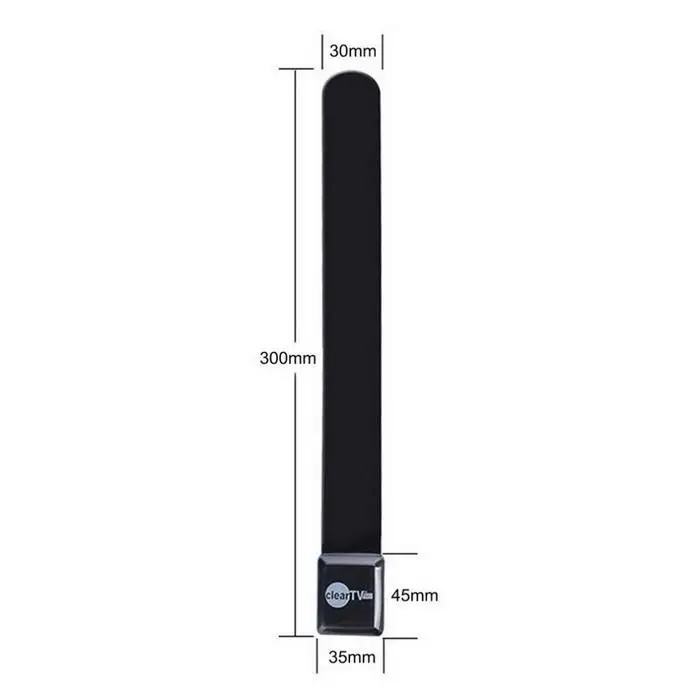 Full HD 1080 Digital Clear Indoor 1Meter Ditch Cable Signal TV 220 Antenna Black 90 254 dB 1080P 146-176MHz | Электроника