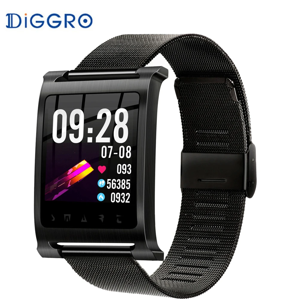 Умные часы Diggro K6 смарт браслет Bluetooth 4 0 IP68 водонепроницаемые с монитором
